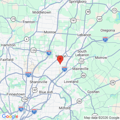 Map to  office in Mason, OH