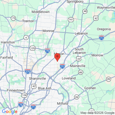Map to  office in Mason, OH