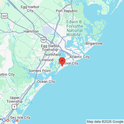 Map to  office in Margate City, NJ