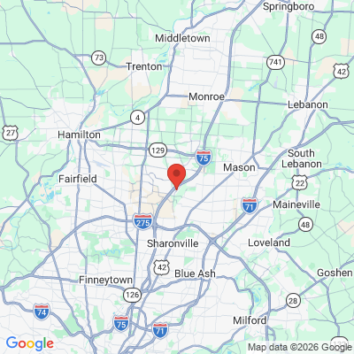 Map to  office in West Chester, OH