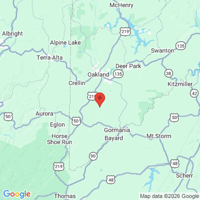 Map to  office in Oakland, MD