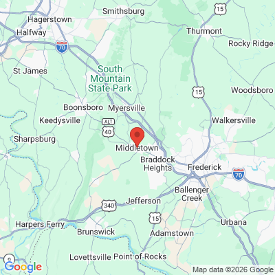 Map to  office in Middletown, MD