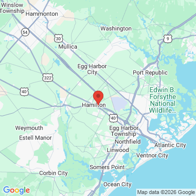 Map to  office in Mays Landing, NJ
