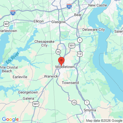 Map to  office in Middletown, DE