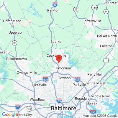 Map to  office in Lutherville Timonium, MD
