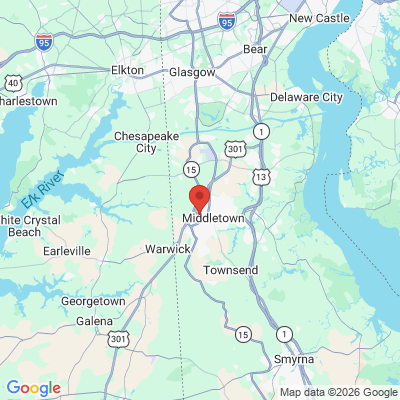 Map to  office in Middletown, DE