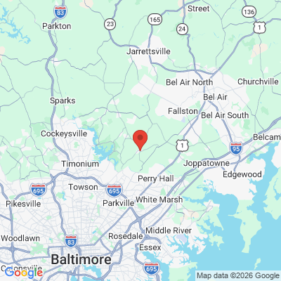 Map to  office in Glen Arm, MD