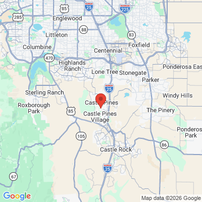 Map to  office in Castle Pines, CO