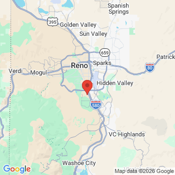 Map to Ridgeline Dental office in Reno, NV