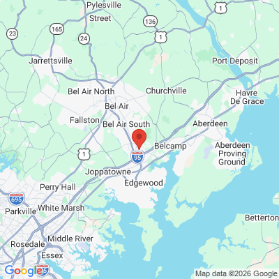 Map to  office in Abingdon, MD