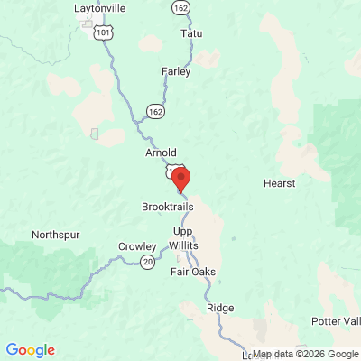 Map to  office in Willits, CA