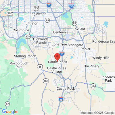 Map to  office in Castle Pines, CO