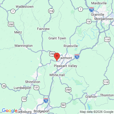 Map to  office in Fairmont, WV
