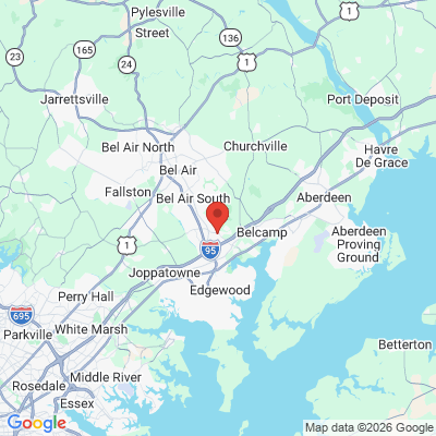 Map to  office in Abingdon, MD