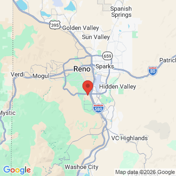 Map to McMullen Dentistry office in Reno, NV