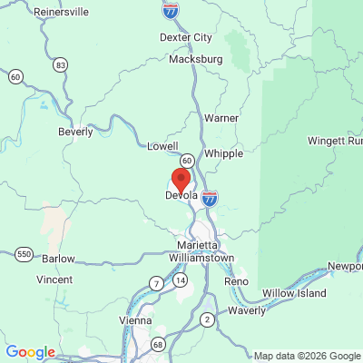 Map to  office in Marietta, OH