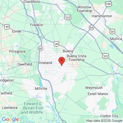 Map to  office in Vineland, NJ