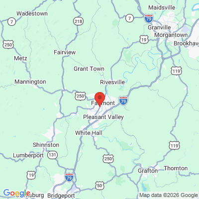 Map to  office in Fairmont, WV