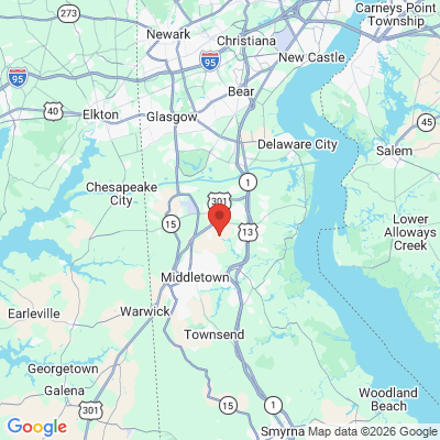 Map to  office in Middletown, DE