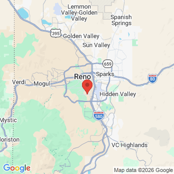 Map to Neil Hulbert DDS LTD APC office in Reno, NV