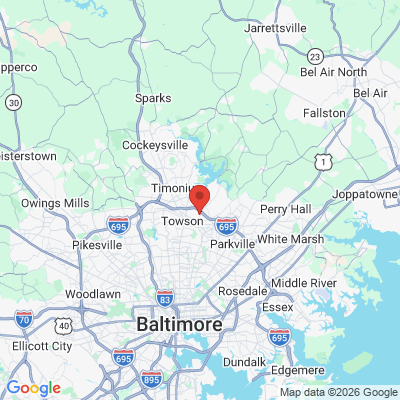 Map to  office in Towson, MD