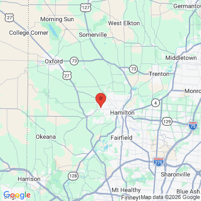 Map to  office in Hamilton, OH