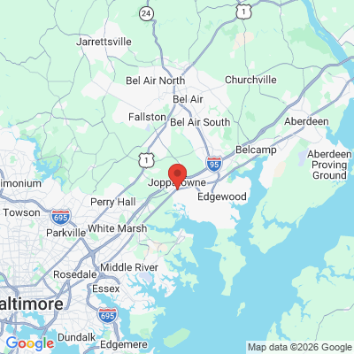Map to  office in Joppa, MD