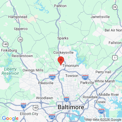 Map to  office in Timonium, MD