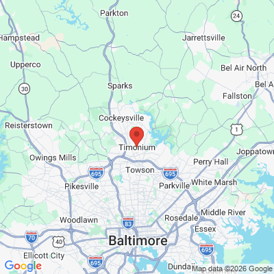 Map to  office in Timonium, MD