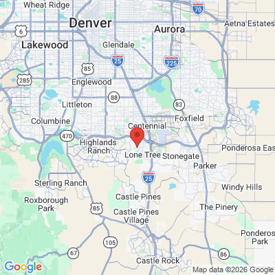 Map to  office in Lone Tree, CO
