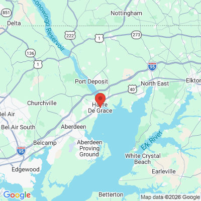 Map to  office in Havre De Grace, MD
