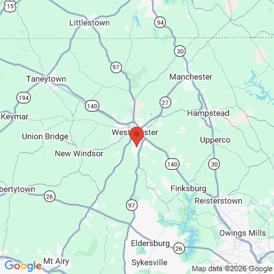 Map to  office in Westminster, MD