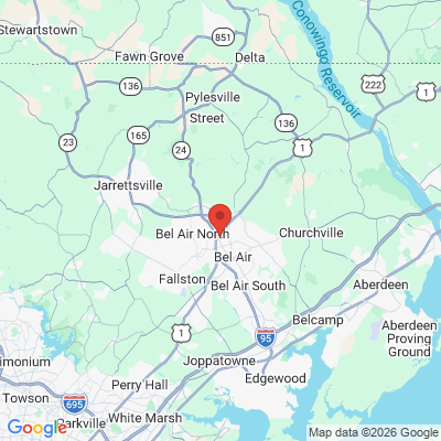 Map to  office in Bel Air, MD