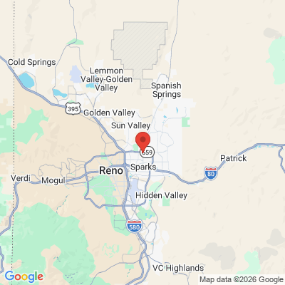 Map to  office in Sparks, NV
