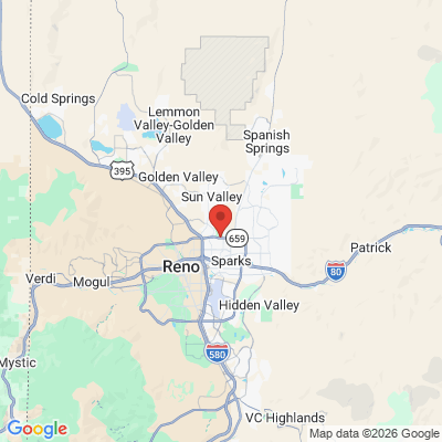 Map to  office in Sparks, NV