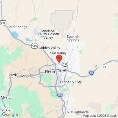 Map to  office in Sparks, NV
