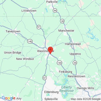 Map to  office in Westminster, MD