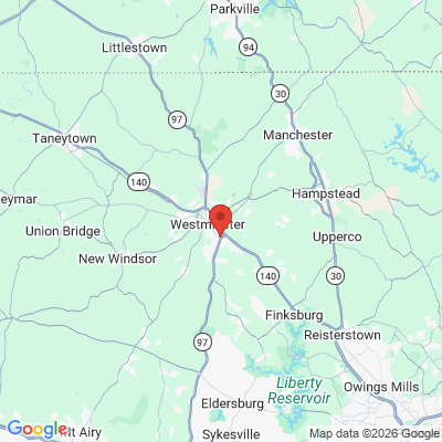 Map to  office in Westminster, MD