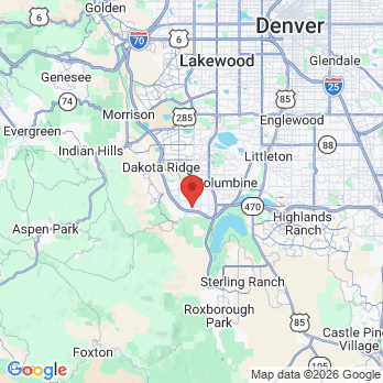 Map to Oldroyd Family Dentistry office in Littleton, CO