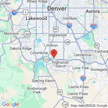 Map to Copeland Family Dental office in Littleton, CO