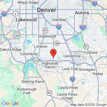 Map to Laser Advantage Dental office in Centennial, CO