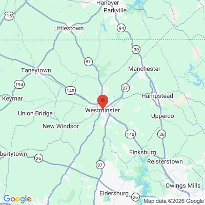 Map to  office in Westminster, MD