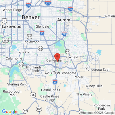 Map to  office in Englewood, CO