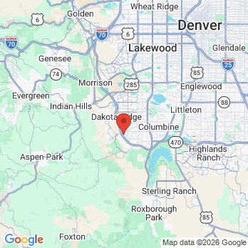 Map to Canyon View Dentistry office in Littleton, CO