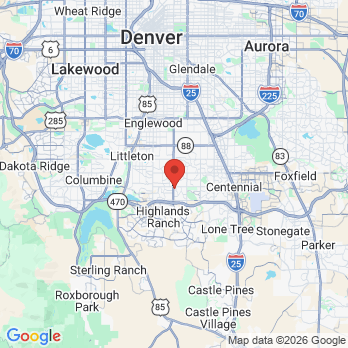 Map to CLEAR SMILE DENTAL CARE office in Centennial, CO