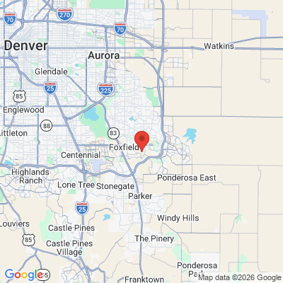 Map to  office in Aurora, CO