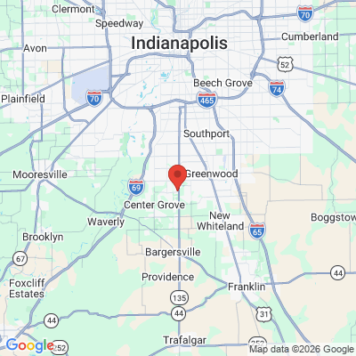 Map to  office in Greenwood, IN