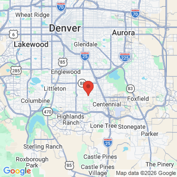 Map to Patricia M Nicolosi D.D.S. office in Centennial, CO
