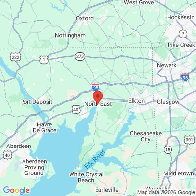 Map to  office in North East, MD