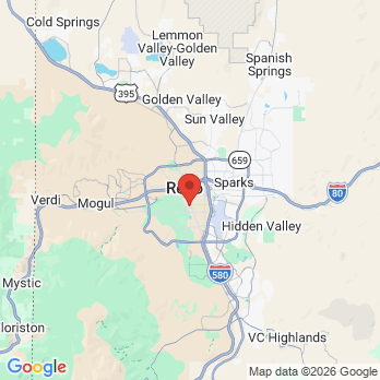 Map to David M. White, DDS - Cosmetic Dentist Reno office in Reno, NV